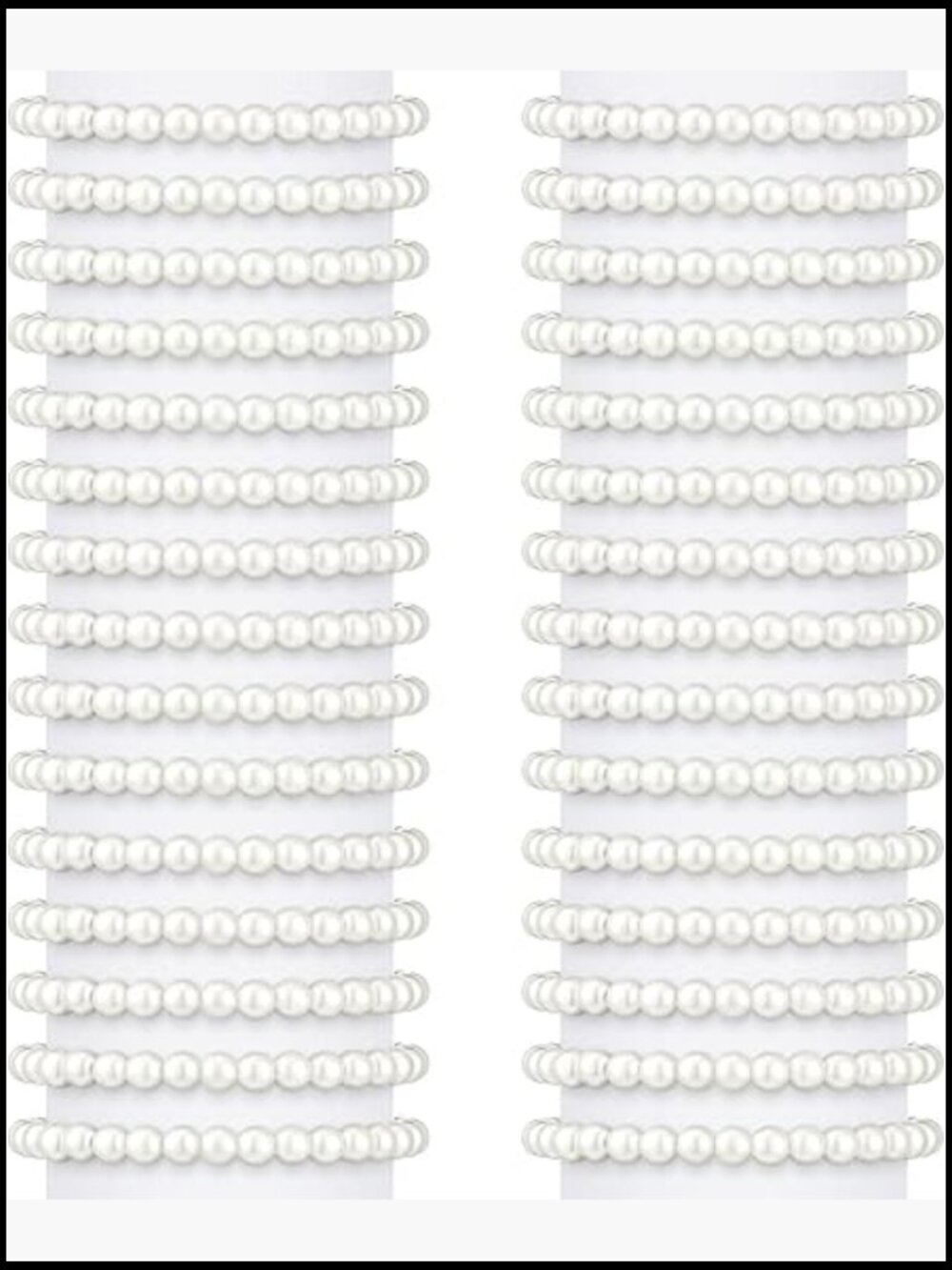 Faux Pearl Stretch Bracelets Bulk Wedding Bridal Party Favors Jewelry